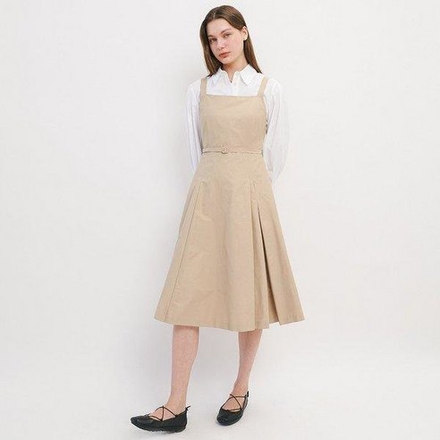 [R224 셋업] 슬리브리스 원피스 OW3SCO224