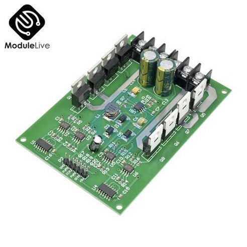 듀얼 채널 2-CH DC 모터 드라이버 보드 모듈 고출력 H 브리지 3-36V 강력한 제동 기능 드라이브 10A 피크 30A, 1개