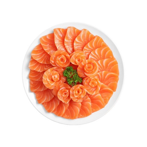 슈페리어 등급 노르웨이 생연어 슬라이스로 신선하고 맛있는 식사를 즐기세요!