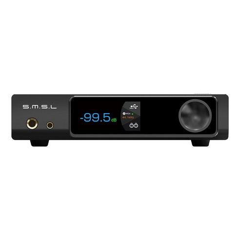 SMSL RAW-MDA1 듀얼 ES9039Q2M 디코더 지지대 MQA MQA-CD LDAC 블루투스 5.1 고해상도 DAC 리모컨 포함, 블랙