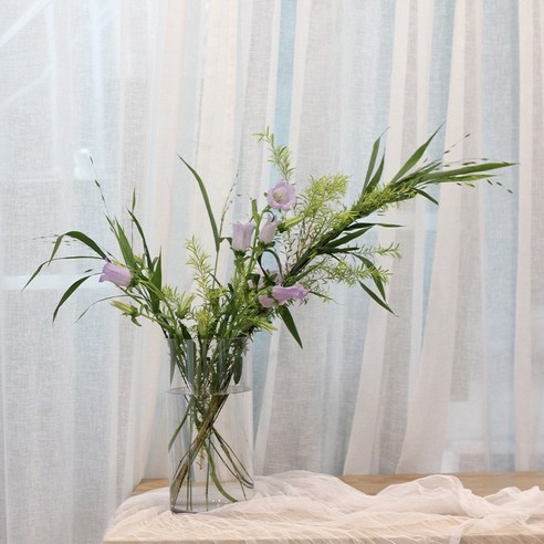 깨지지 않는 플라스틱 긴 원통 화병, 다양한 활용도와 선택의 폭