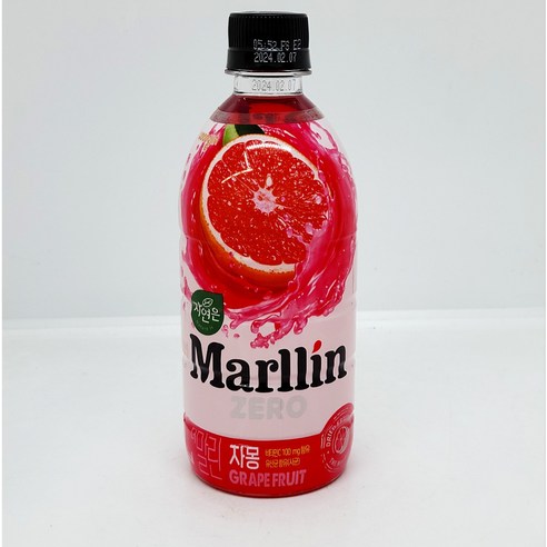 웅진 자연은 말린 자몽, 500ml, 72개