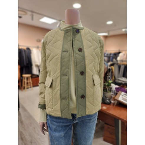 BCBG O 팬더 퀼팅 JP B3A1R132 45 [KHAKI]