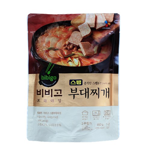 CJ 비비고 스팸 부대찌개 460g 5개, 400g