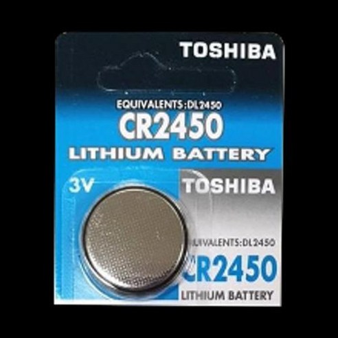 코인셀 리튬 배터리 CR2450 3V 5개 자동차키 리모컨, 1개
