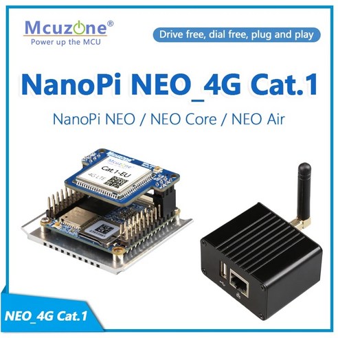 나노파이 NEO-4G Cat.1 LTE 모듈 NEO / 코어/NEO 에어 드라이브 프리 다이얼 플러그 앤 플레이 데비안, [04] NEO에어 and 4G case, [02] CAT1-EU, 4.NEO and 4G case A – CAT1-EU