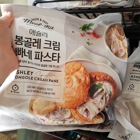 애슐리 애슐리 봉골레 크림 빠네 파스타 686g, 일반포장 동절기만, 1개, 170g