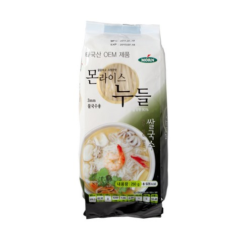 깊은 풍미와 매끄러운 식감의 완벽 조화: 간편하고 건강한 몬 라이스누들