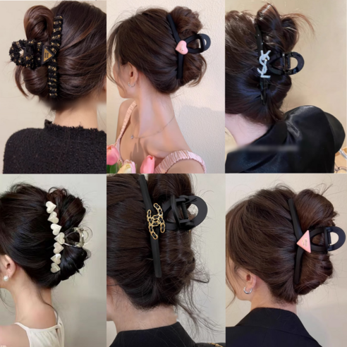 당신의 하루를 더욱 특별하게 만들어 줄 마법, [1+1] 여성 데일리 헤어 명품 집게핀 2P 세트 명품집게핀