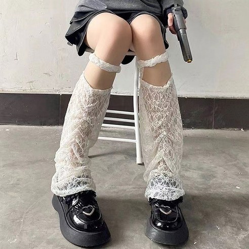 하라주쿠 레이스 레그워머, 스타일과 따뜻함을 동시에!