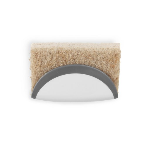 스펙트럼 코라 석션 싱크 수세미 걸이 길이 7.6 x 너비 11.4 x 깊이 5.7cm, Grey+White, 1개