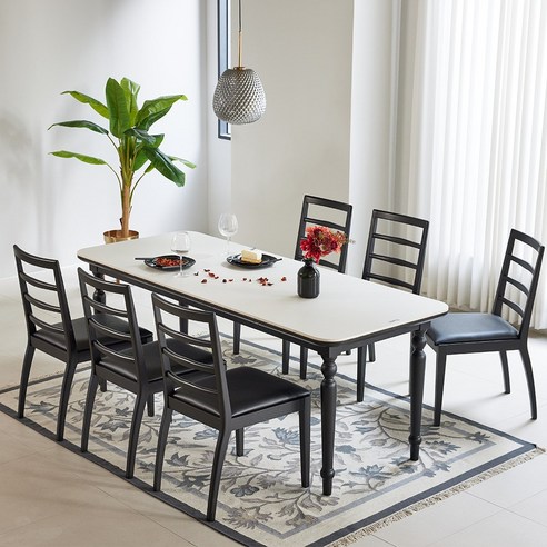 소낭구 앱솔루트 화이트B 세라믹 식탁으로 완성하는 아늑한 식사 공간 소낭구식탁