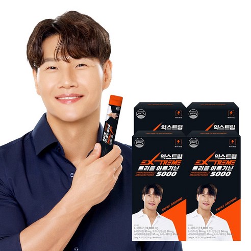 익스트림 트리플 아르기닌 5000 15포, 4개, 300g