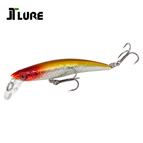 Shallow First Minnow Fishing Lures Artificial Bait Hard Plastic Freshwater Fishing Tackle JTSV70, 001