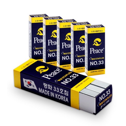 피스코리아 피스 스테플러 심, 33호침, 6개
