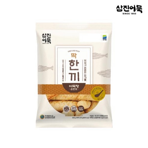 [삼진어묵] 딱한끼어묵탕(순한) 308g (10개), 10개