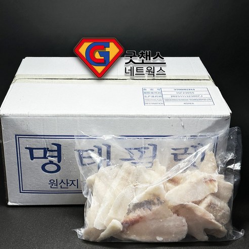 손질 명태포 1BOX 7kg(700g x 10팩) 명태전 제수용 명태 슬라이스, 7kg x 1개, 10개