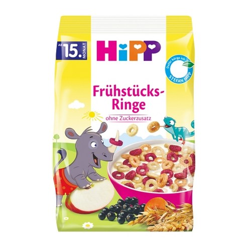 힙 이유식 후르츠링 뮤즐리 아침식사 120g 15개월