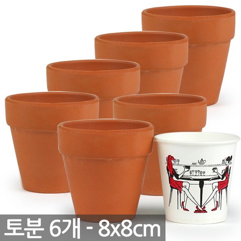 세인 토분 20호 - 인테리어화분 토기분 다육화분 선인장화분 화분 세인토분 미니화분 다육이화분 분갈이화분 원형화분 표준형, 02_Sein_토분 9호(5개)