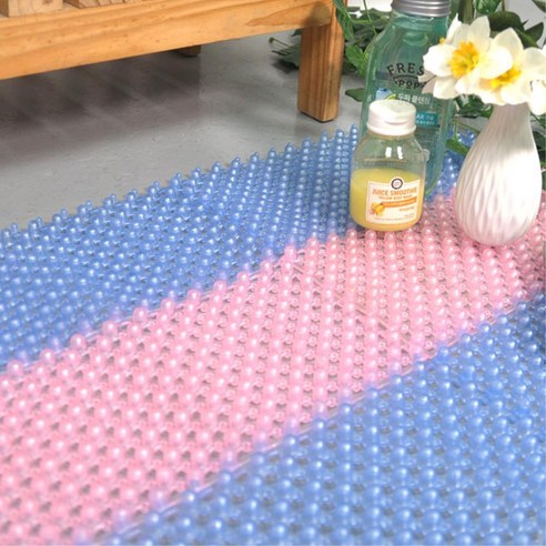 씽크대바닥 혈액순환 발바닥 지압매트 돌기 베란다 물청소 지압판, 1개