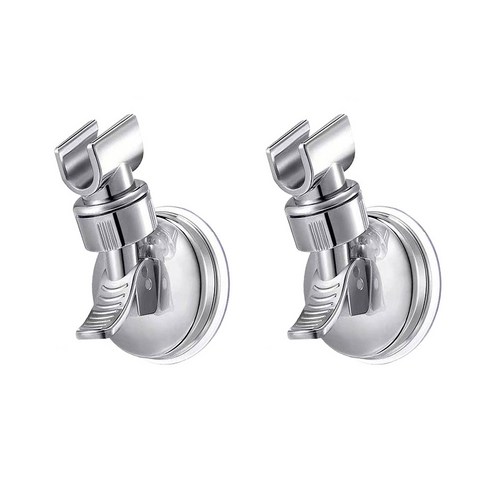 퍼베이드 각도조절 흡착식 샤워기 거치대, 2개