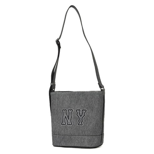 MLB 남녀공용 캐주얼 스포츠 크로스백 3ABML024N-50CGL, 블랙, 1개