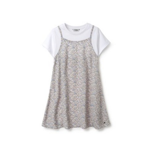 레노마키즈 여아용 플라워 뷔스티에 원피스 R2322O642