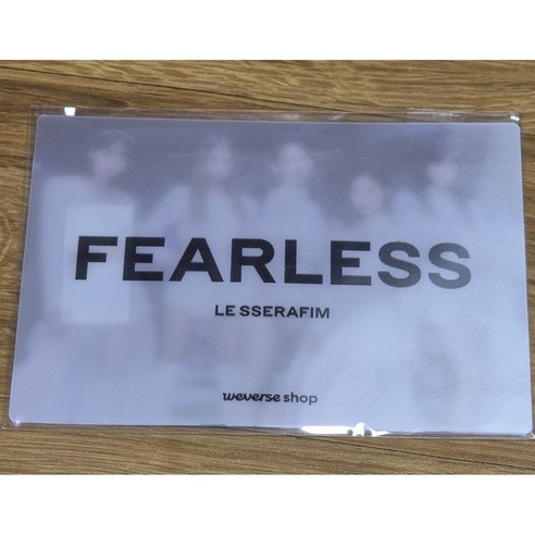 르세라핌 LE SSERAFIM FEARLESS 피어리스 일본판 위버스 특전 사쿠라 허윤진 홍은채 카즈하 김채원, 랜티옆서