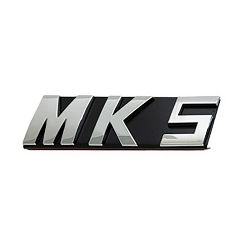 골프채 네임스티커  골프카운터 골프악세서리3D ABS 크롬 도금 전면 그릴 엠 블 럼 배지 MK6 MK7 MK7.5 로고 자동차 스티커 데, 10 Glossy Silver-MK5