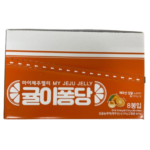 마이제주젤리 귤이퐁당, 400g, 1개