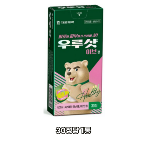 대웅제약 우루샷 이브, 30정, 1개