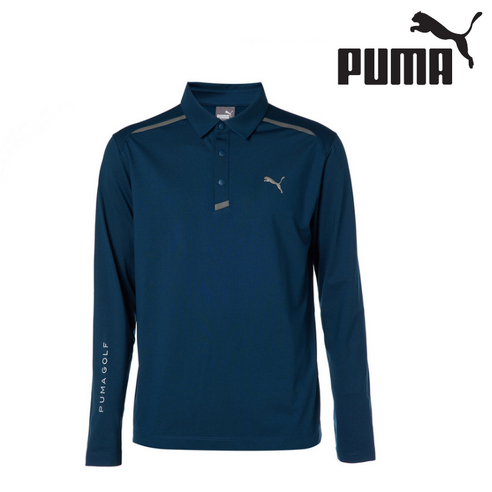 (신상) PUMA 푸마 골프 남성 폴로 긴팔 티셔츠 긴소매 카라티 필드웨어 NY 추천 가성비 골프웨어