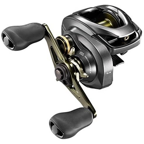 shimano curado dc 로우 프로파일 베이트캐스팅 민물 낚시 릴 및 디지털 제어 브레이크 시스템, 150 - 오른손 - 하이 기어