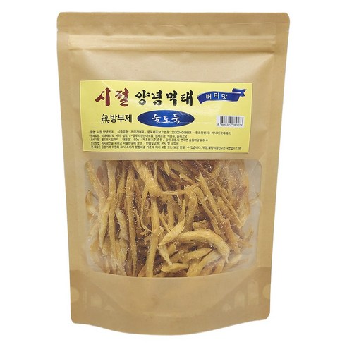 양념먹태 버터맛 간장맛 매운맛 시절 먹태채 먹태, 3개, 150g