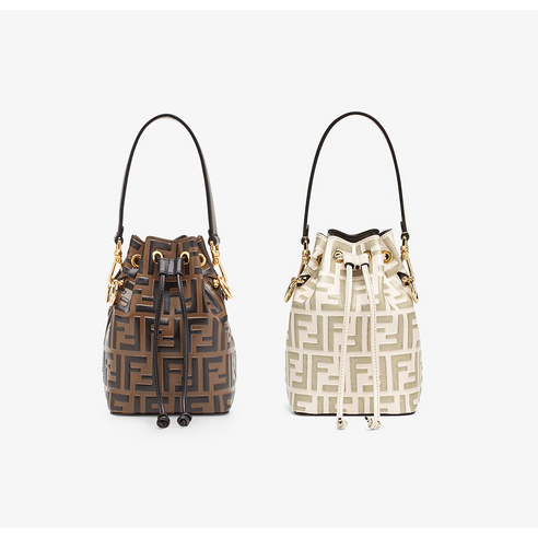 FENDI 펜디 몬트레조 FF로고 미니 버킷백 8BS010A659F 8BS010A3ZGF