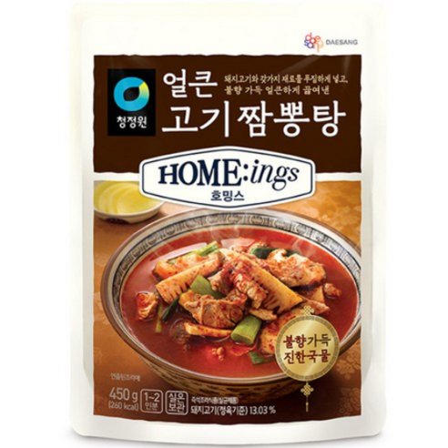 대상 청정원 호밍스 얼큰고기짬뽕탕, 450g, 1개