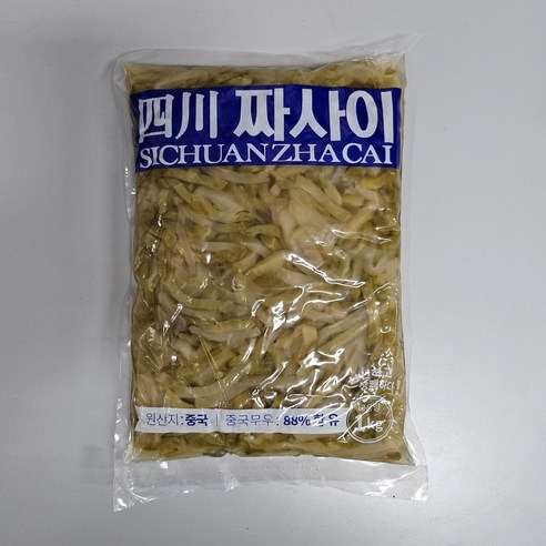 용차 짜사이 1kg 무절임 짜싸이 중식밑반찬, 1개, 1kg