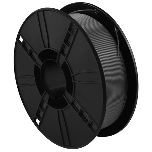 1.75mm 3D 프린터 소모품 PLA 직선 소모품 1kg (2.2 lb) 팩 대부분의 3D 프린터 회색에 적합, 보여진 바와 같이, 하나