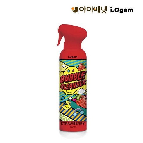 아이오감 [아이오감] 촉감놀이 버블클렌저 250ml 딸기향, 단일옵션