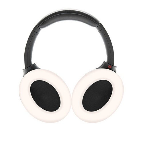 WH-1000XM3/1000XM4 헤드폰 용 실리콘 메모리 이어 패드 고품질, 하얀색