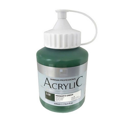 신한 아크릴물감 524, 500ml 524BrightAquaGreen, 1