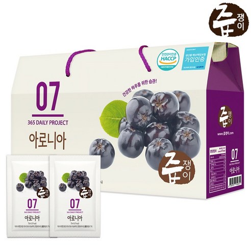 즙쟁이 아로니아즙 1박스 30포, 1박스(30포), 1포 : 70ml, 1개