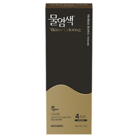 씨드비 프리미엄 물염색 시즌2 일반염색약(새치) 10g 4회분, 02 다크브라운, 2개