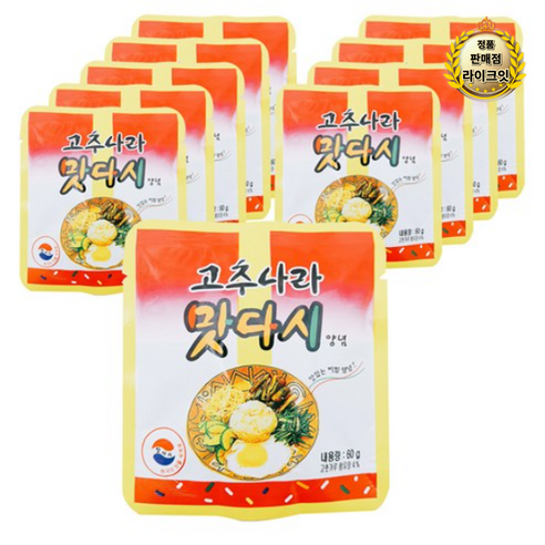 동방푸드 고추나라 맛다시 양념, 60g, 10개