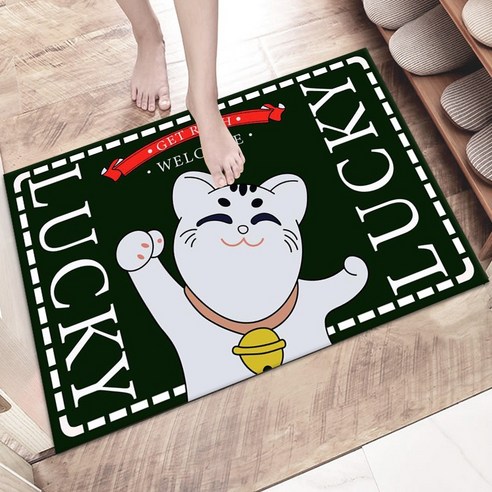 공장 도매 욕실 현관 출입문 발판 크리스털 융단 귀엽다 북유럽 현대 심플한 쿠션, DS26