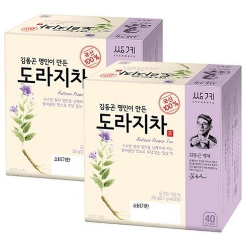 쌍계 도라지차 80T (40개입x2개), 상세페이지 참조, 2개, 상세페이지 참조, 1