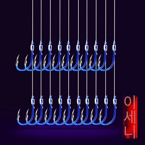 일본 물고기 후크 넥타이 완제품 양복 더블 훅 세트, 유령 Yai Ishini는 가시가 있습니다10지불【하나