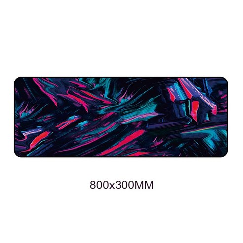 YJQ 대형 800x300 2/3mm 게이머 데스크 패드 노트북 마우스 매트 게임용 마우스 패드 XL 마우스 패드 PC 컴퓨터 키보드 데스크 매트 액세서리 카펫, DBX-212-80X30_2MM Thickness