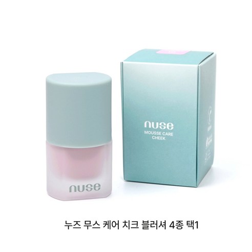 누즈 무스 케어 치크 NEW 블러셔 4color종 택 1, 03누디눕, 1개