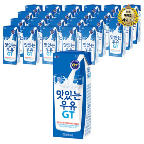 라이브 남양 맛있는 우유 GT, 200ml, 312개 아인슈타인천연dha우유 Best Top5